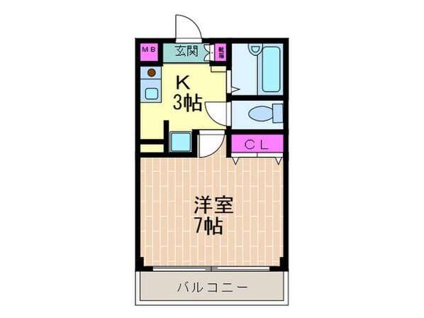 ｱﾍﾞﾆ-ﾙ東住吉の物件間取画像